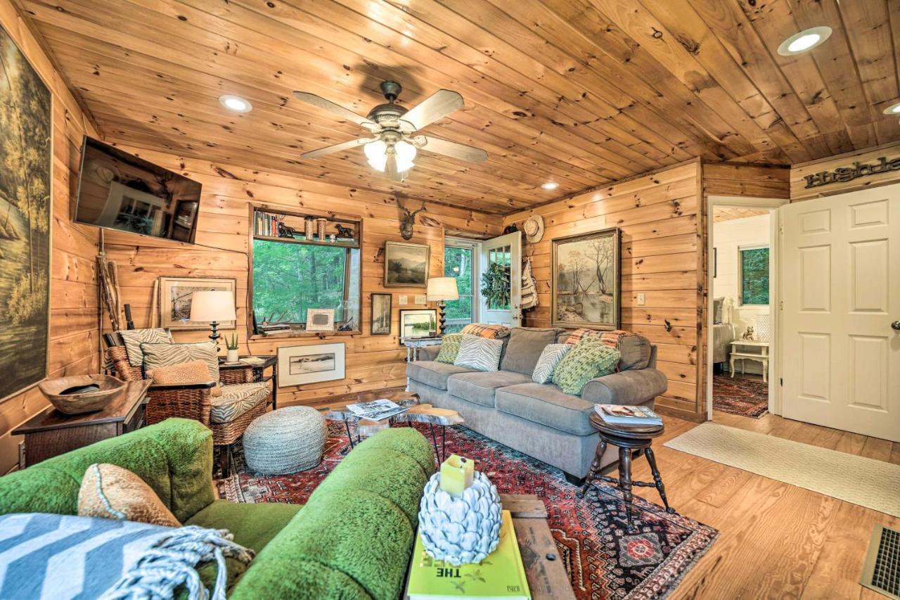 Highlands Cabin On Buck Creek About 8 Mi To Town! エクステリア 写真