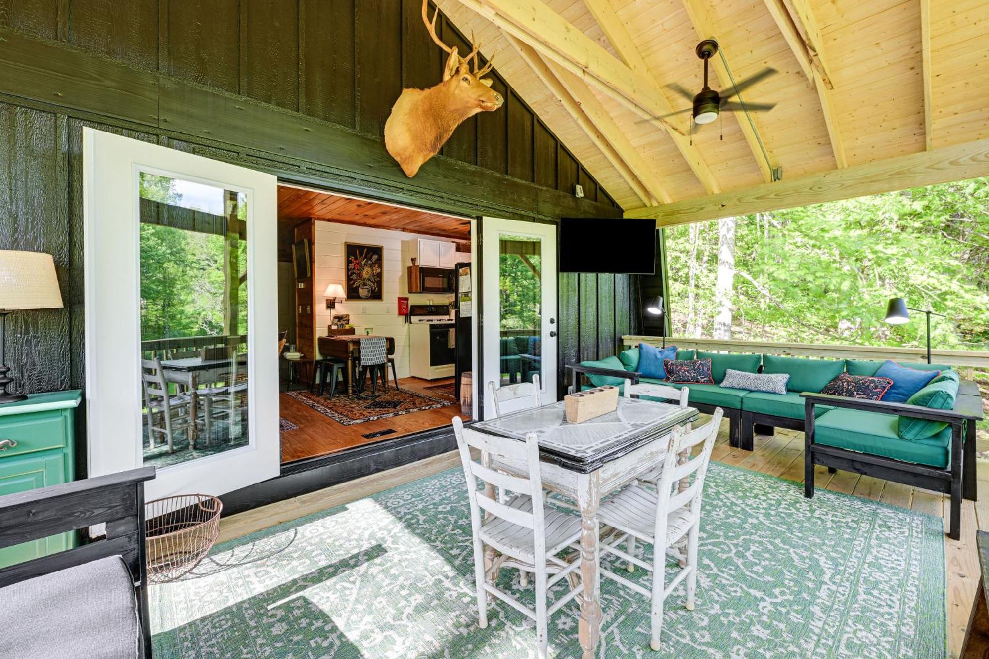 Highlands Cabin On Buck Creek About 8 Mi To Town! エクステリア 写真